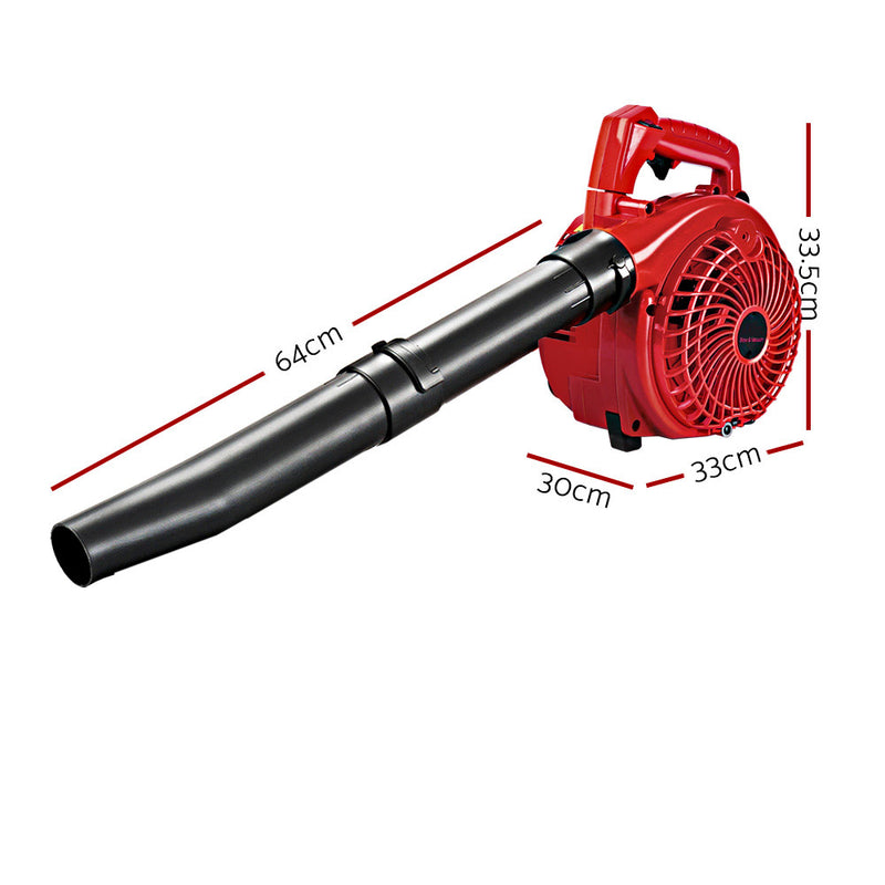 Giantz Petrol Leaf Blower Garden Vacuum Handheld Commercial Outdoor Tool 36CC