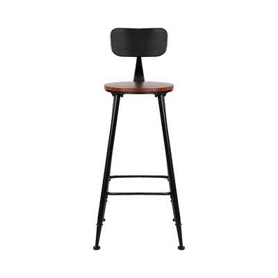 Artiss 2x Bar Stools Vintage Metal Chairs