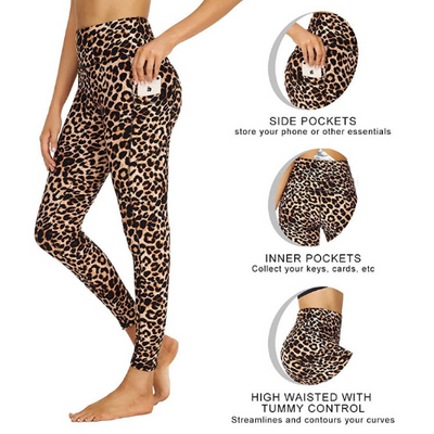 Leopard High Waist Fitness Leggings