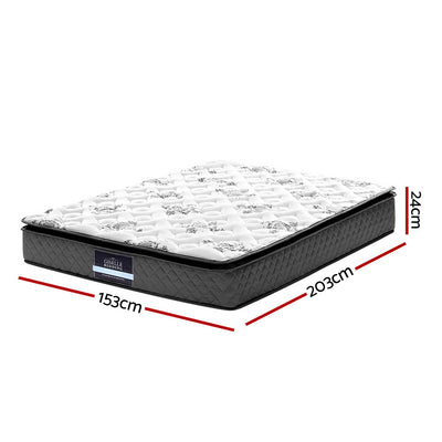 Giselle Bedding 24cm Mattress Pillow Top Queen