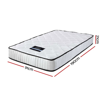 Giselle Bedding 21cm Mattress Tight Top Single