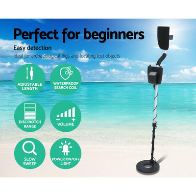 Metal Detector Deep Sensitive Searching Gold Digger Treasure Hunter LCD Screen