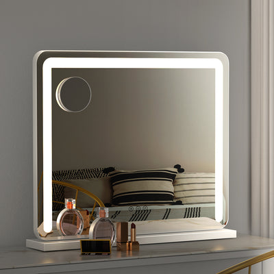 Embellir Makeup Mirror With Light Hollywood Vanity LED Mirrors White 50X60CM