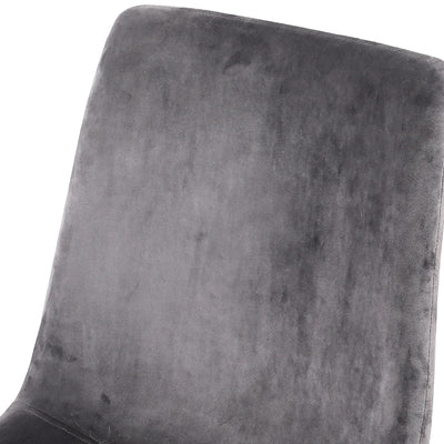 Artiss Dining Chairs Grey Velvet Set of 4 Lindsay