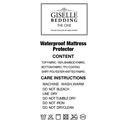 Giselle Bedding Mattress Protector Single