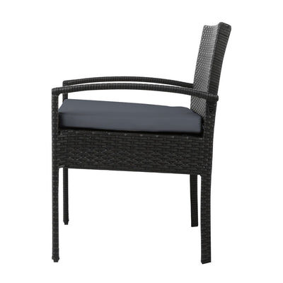 Gardeon Outdoor Dining Chairs Patio Furniture Rattan Chair Cushion Felix