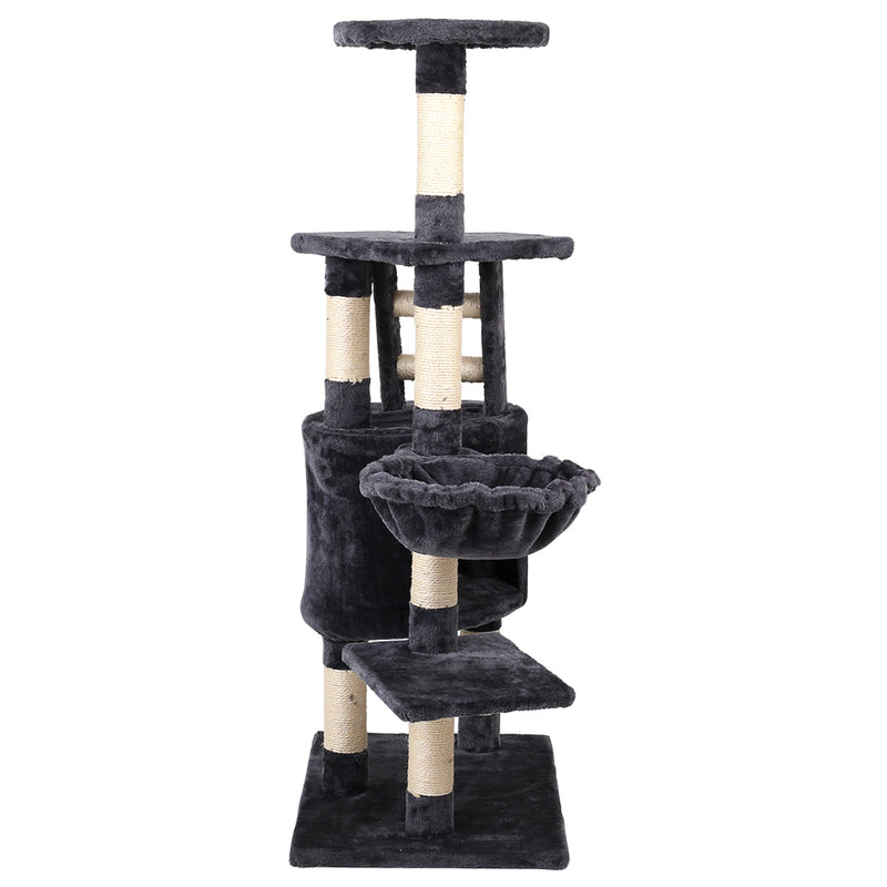 i.Pet Cat Tree 120cm Tower Scratching Post Scratcher Wood Condo House Bed Toys