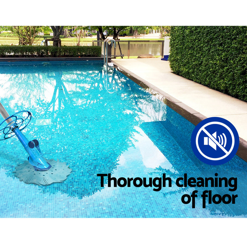 Aquabuddy Pool Cleaner Automatic Vacuum Floor Swimming Climb Wall Inground 10M