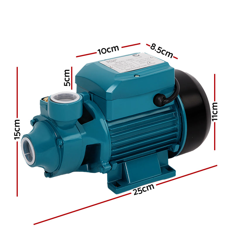 Giantz Peripheral Pump Water Garden Boiler Car Wash Irrigation Electric QB60