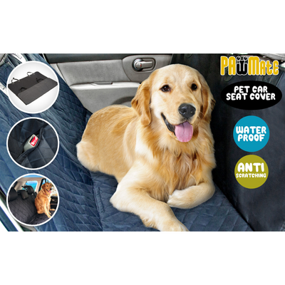 XXL Pet Dog Car Boot Seat Cover Waterproof Mat BLACK