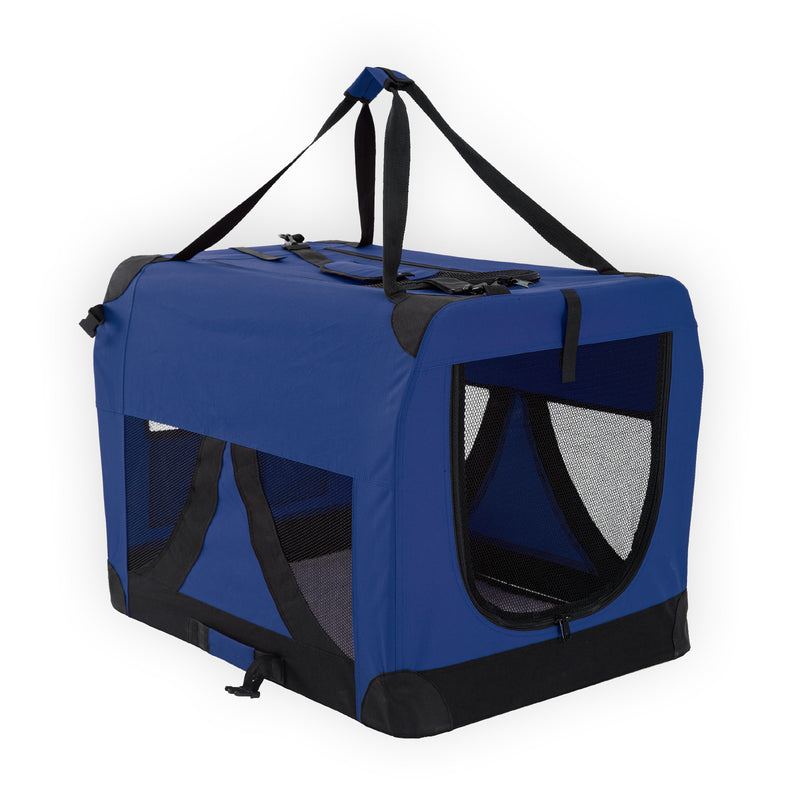 dog carrier blue large