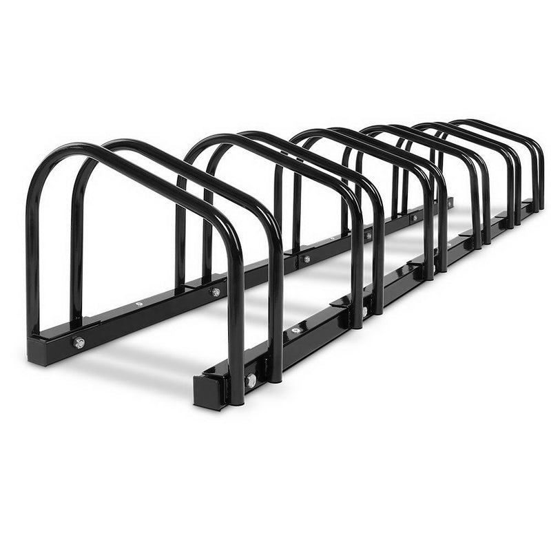 portable bike rack 6 parking black instant storage 