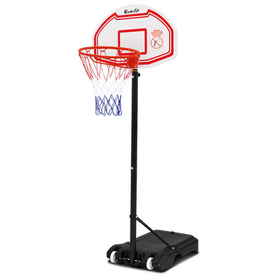 portable basketball hoop white rim 