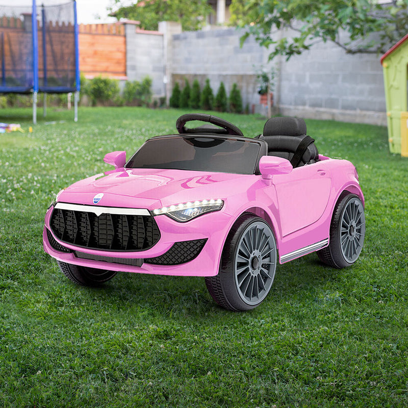 Rigo Kids Electric Ride On Car Maserati-inspried Toy Cars Remote 12V Pink