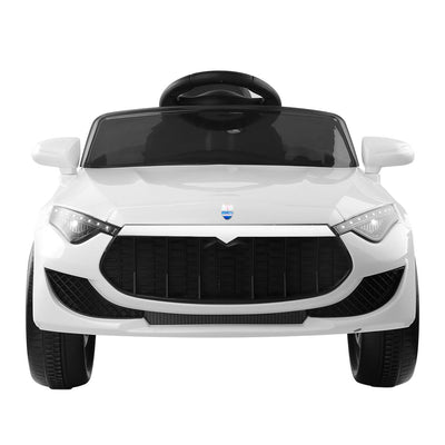 Rigo Kids Electric Ride On Car Maserati-inspried Toy Cars Remote 12V White