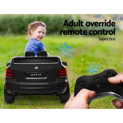 Rigo Kids Electric Ride On Car SUV Mercedes-Benz-Inspired ML450 Remote 12V Black