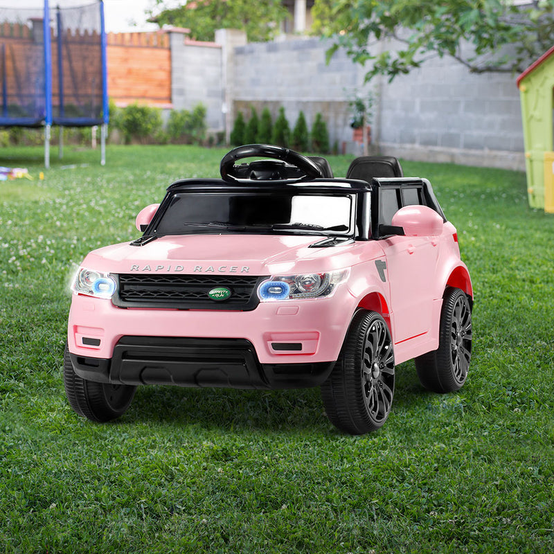 Rigo Kids Electric Ride On Car SUV Range Rover-inspired Cars Remote 12V Pink