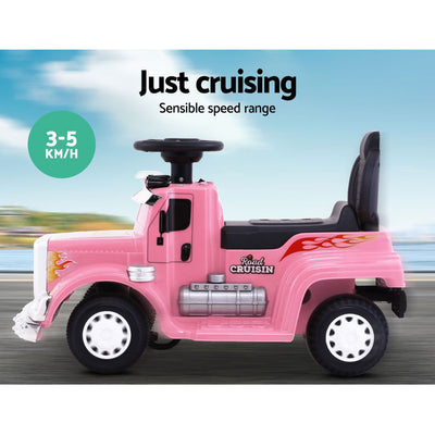 Rigo Kids Electric Ride On Car Truck Motorcycle Motorbike Toy Cars 6V Pink