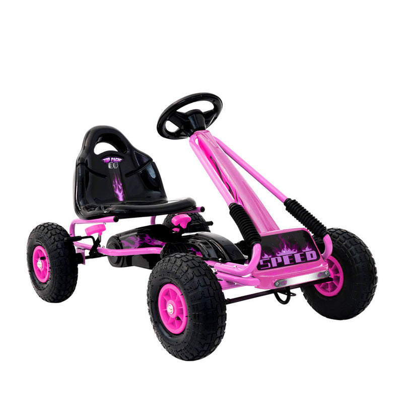 kids petal cart pink 