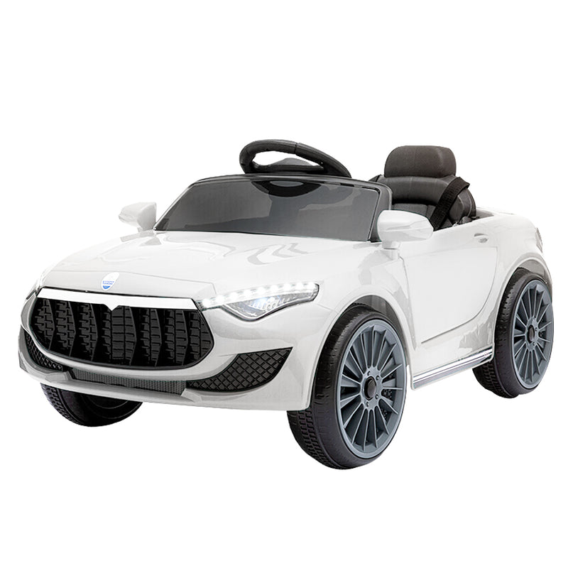 kids eletric car white remote control 