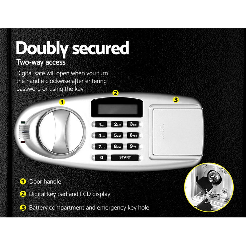 UL-TECH Security Safe Box LCD Display