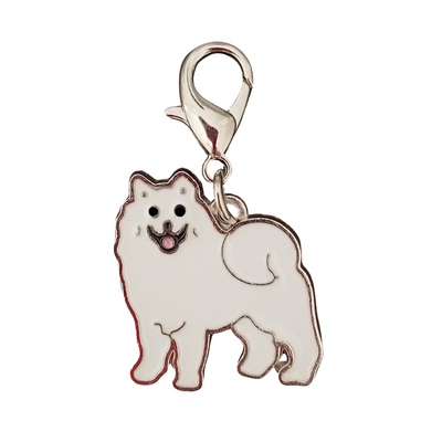 Samoyed dog charm 