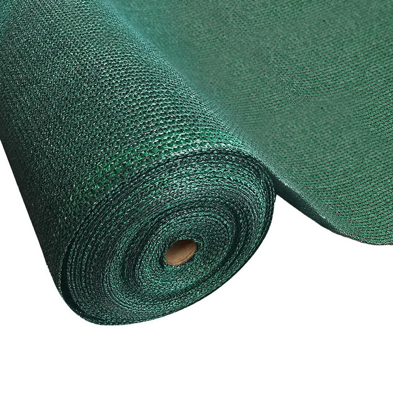 Instahut 70% Shade Cloth 3.66x20m Shadecloth Sail Heavy Duty Green