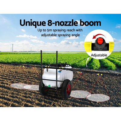 Giantz Weed Sprayer 100L Trailer 5M Boom Garden Spray