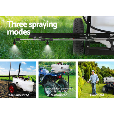 Giantz Weed Sprayer 100L Trailer 1.5M Boom Garden Spray