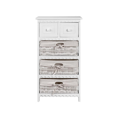 Artiss 2 Chest of Drawers with 3 Baskets - ELIOT