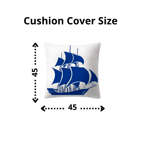 Sailing Ship Cushion Cover