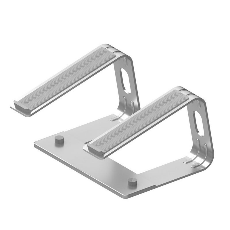 laptop elevator stand silver aluminum 