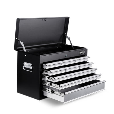 Giantz 9 Drawer Tool Box Cabinet Chest Toolbox Storage Garage Organiser Grey