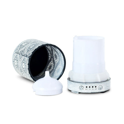 Activiva 100ml Metal Essential Oil and Aroma Diffuser-Vintage White