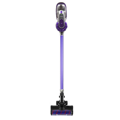 Devanti Handheld Vacuum Cleaner Cordless Roller Brush Head 150W Purple