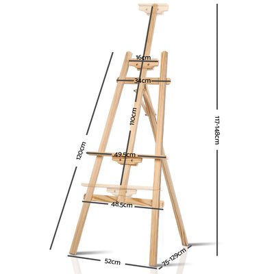 Artiss Painting Easel Pine Wood 147cm