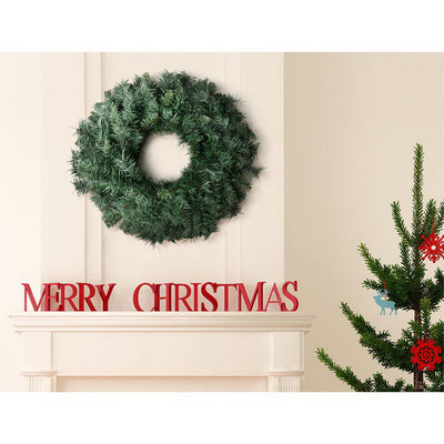 Jingle Jollys 60cm Christmas Wreath Garland Xmas Decorations Wedding Party