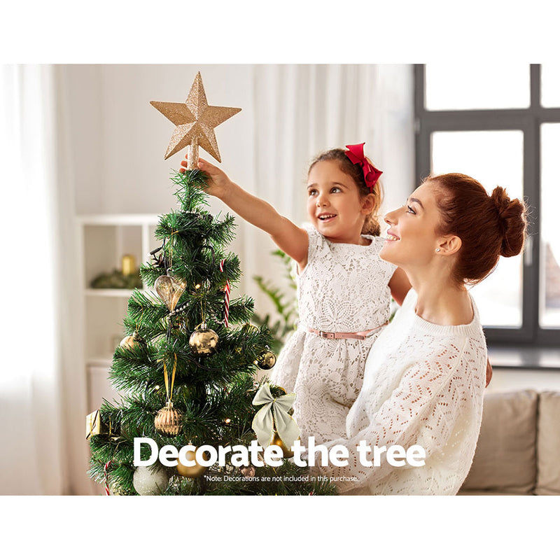 Jingle Jollys Christmas Tree 1.8m Xmas Tree Decorations Green 300 Tips