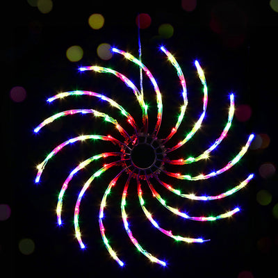 Jingle Jollys Christmas Lights 50cm Spin 128 LED� Decorations