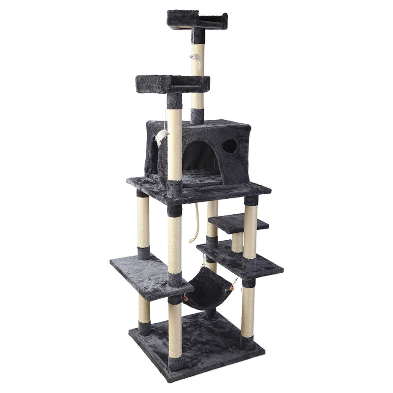 cat condo scratching tower 