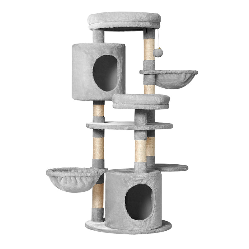 scratching post grey 123cm 